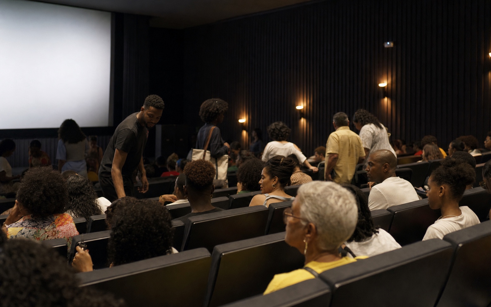 The CINEPRAIA screen and auditorium