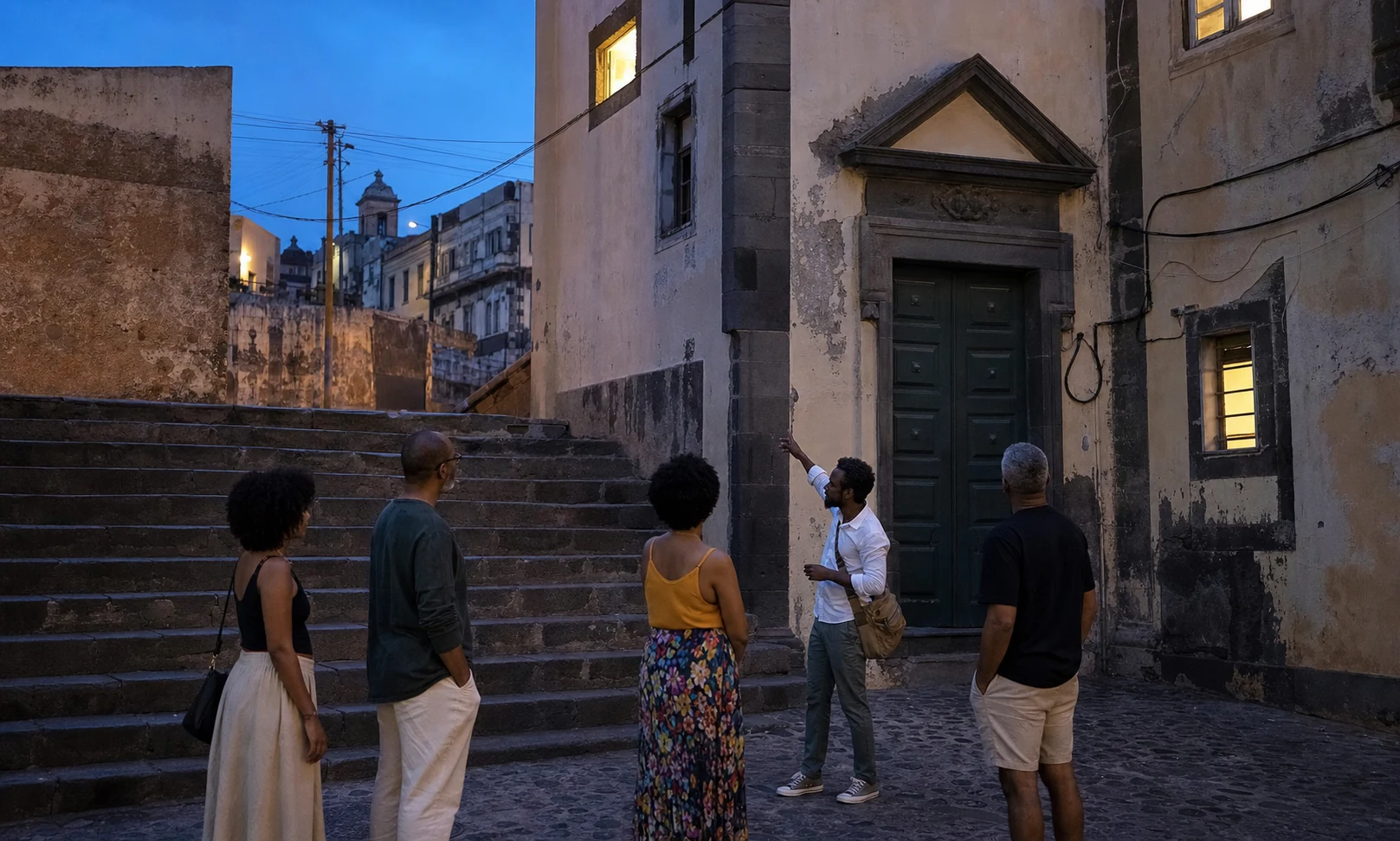 A small guided walk through Plateau at blue hour